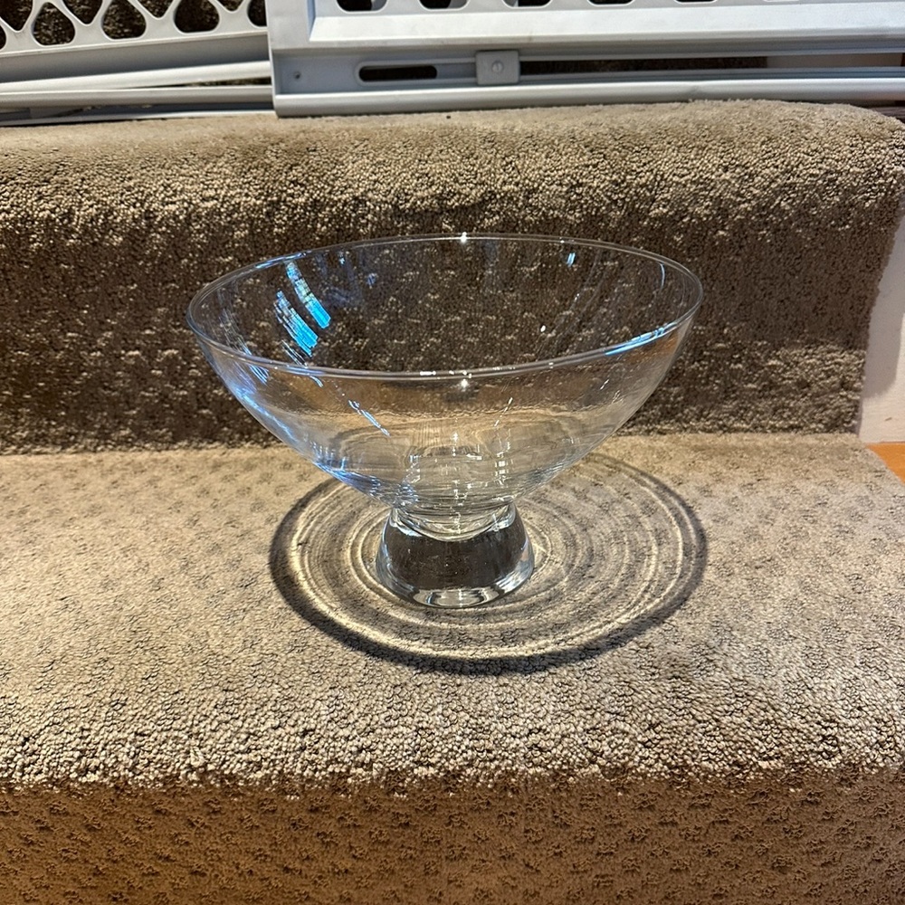 Badash Crystal Plato 9 Inch Pedestal Bowl